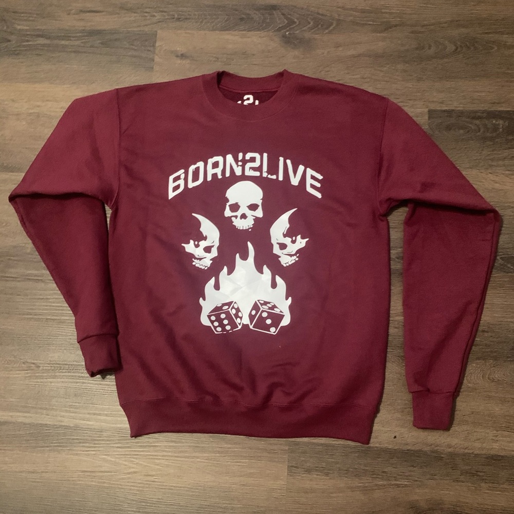 BORN2LIVE Sweater 1 of 6 Made Worldwide *SOLD*